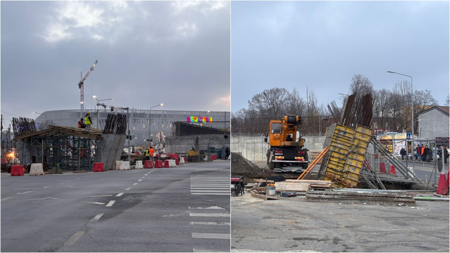 foto care este stadiul lucrarilor la pasajul aparatorii patriei pe aici va trece viitoarea linie de tramvai care va lega soseaua giurgiului de pipera 69306cace4494