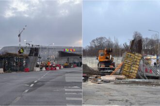foto care este stadiul lucrarilor la pasajul aparatorii patriei pe aici va trece viitoarea linie de tramvai care va lega soseaua giurgiului de pipera 69306cace4494