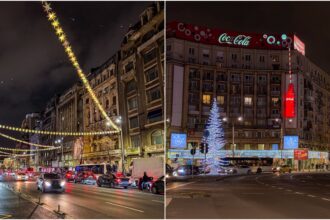foto e29ca8 siruri de stele si luminite aduc spiritul sarbatorilor in piata romana si copacii de pe bd lascar catargiu sunt imbracati in beculete stralucitoare 69341bf483a57