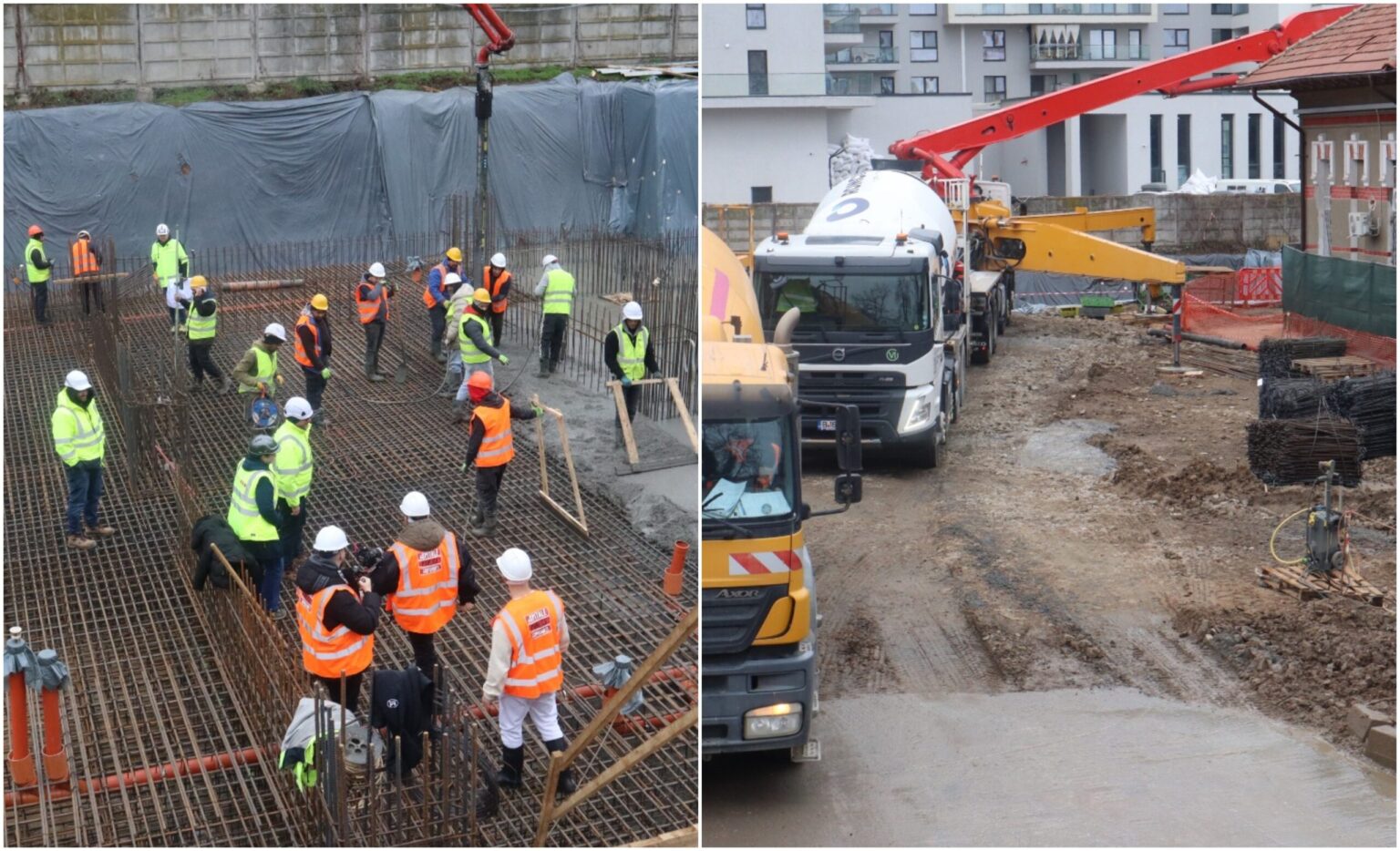 foto etapa noua la santierul clinicii de psihiatrie pentru copii din bucuresti se toarna fundatia constructia din incinta spitalului obregia ar urma sa fie gata in 2027 694e69cdb4628