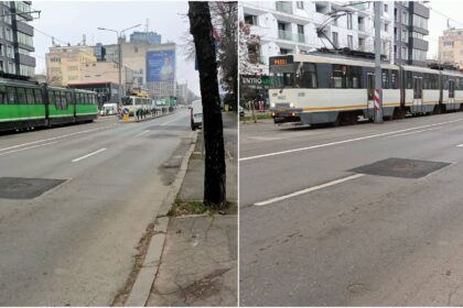 foto tramvaiul corporatistilor circula pe traseu dar doar in probe ramane un mister cand se va deschide circulatia pe linia 5 din bucuresti 69496b2e1987e