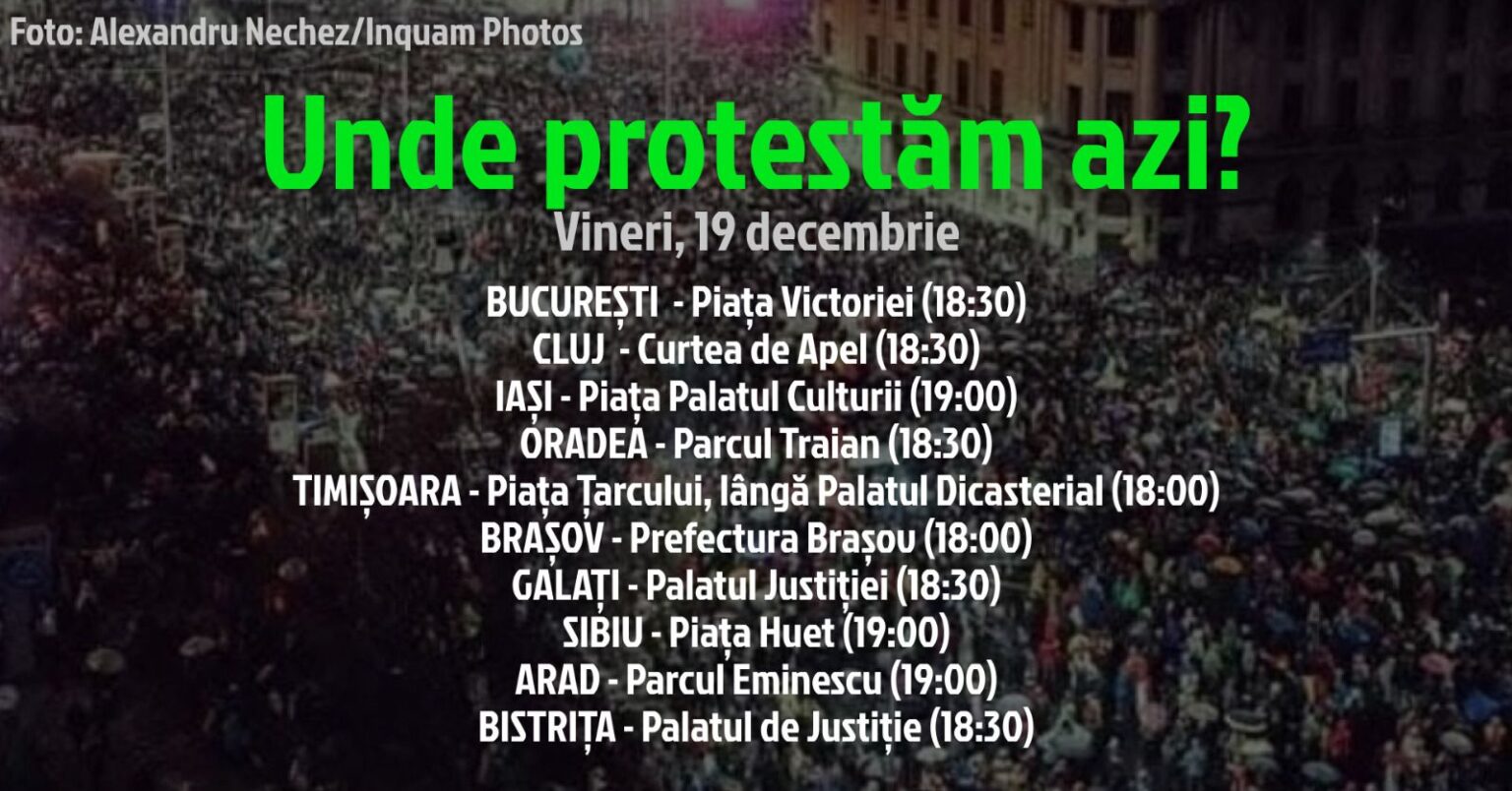 un nou protest in piata victoriei din capitala organizat vineri seara 6945311237677