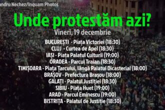 un nou protest in piata victoriei din capitala organizat vineri seara 6945311237677