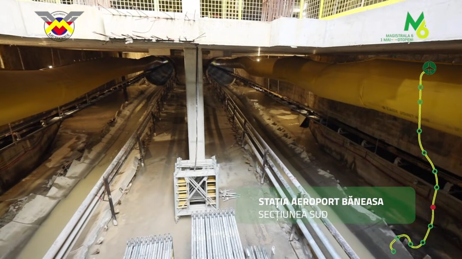 video care e stadiul santierului m6 metroul de la gara de nord bucuresti la otopeni metrorex cartitele maria si ana au parcurs peste 1200 de metri fiecare 69382dc52b23c