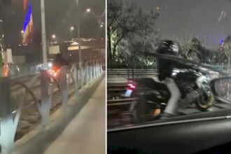 video cine e motociclistul care s a aventurat nebuneste pe linia tramvaiului 41 vor sa afle raspunsul si politistii bucuresteni care il cauta pe cascador 69316680b5bed