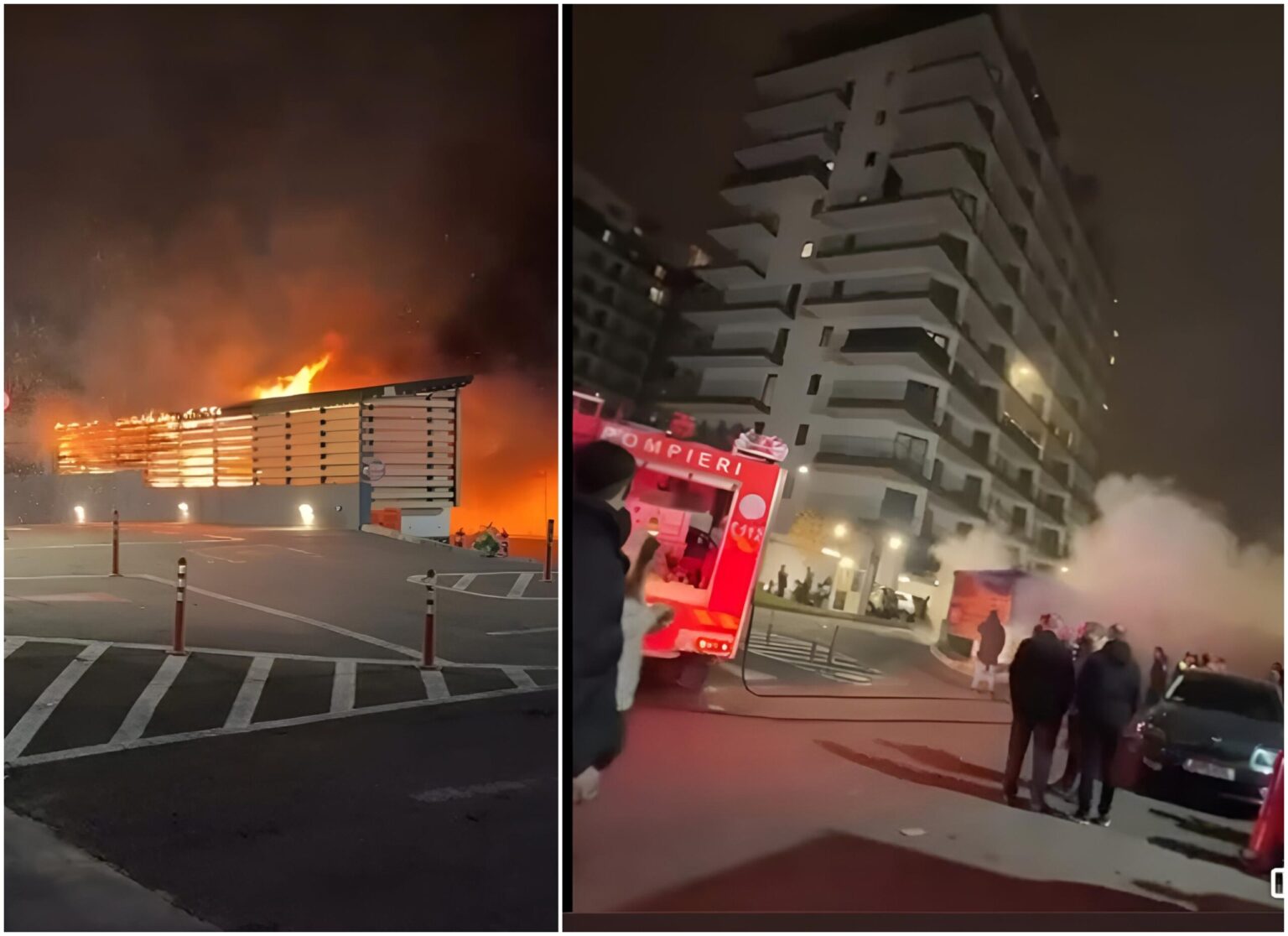 video incendiu violent in bucuresti in ansamblul vulcan residence din rahova martori in carrefour angajatii cu masini in parcare erau chemati sa le mute 693f162f233df