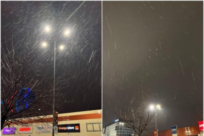 video ninge in bucuresti anm nu s a inselat prima ninsoare din oras in ajun de craciun nu ma asteptam sa se intample se minuneaza o tanara 694c2c86e78ae