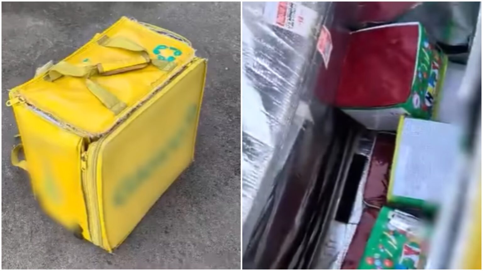 video surpriza din capitala din ultima zi a anului 2025 ascunsa intr o geanta de livrare in ea nu se afla mancare doar articole pirotehnice 69551fcf79881