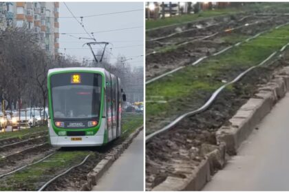 video tramvaiele se leagana pe calea rahovei precum corabiile lui aivazovski sina este stramba si denivelata si exista risc mare de deraiere 6943bf15084e8