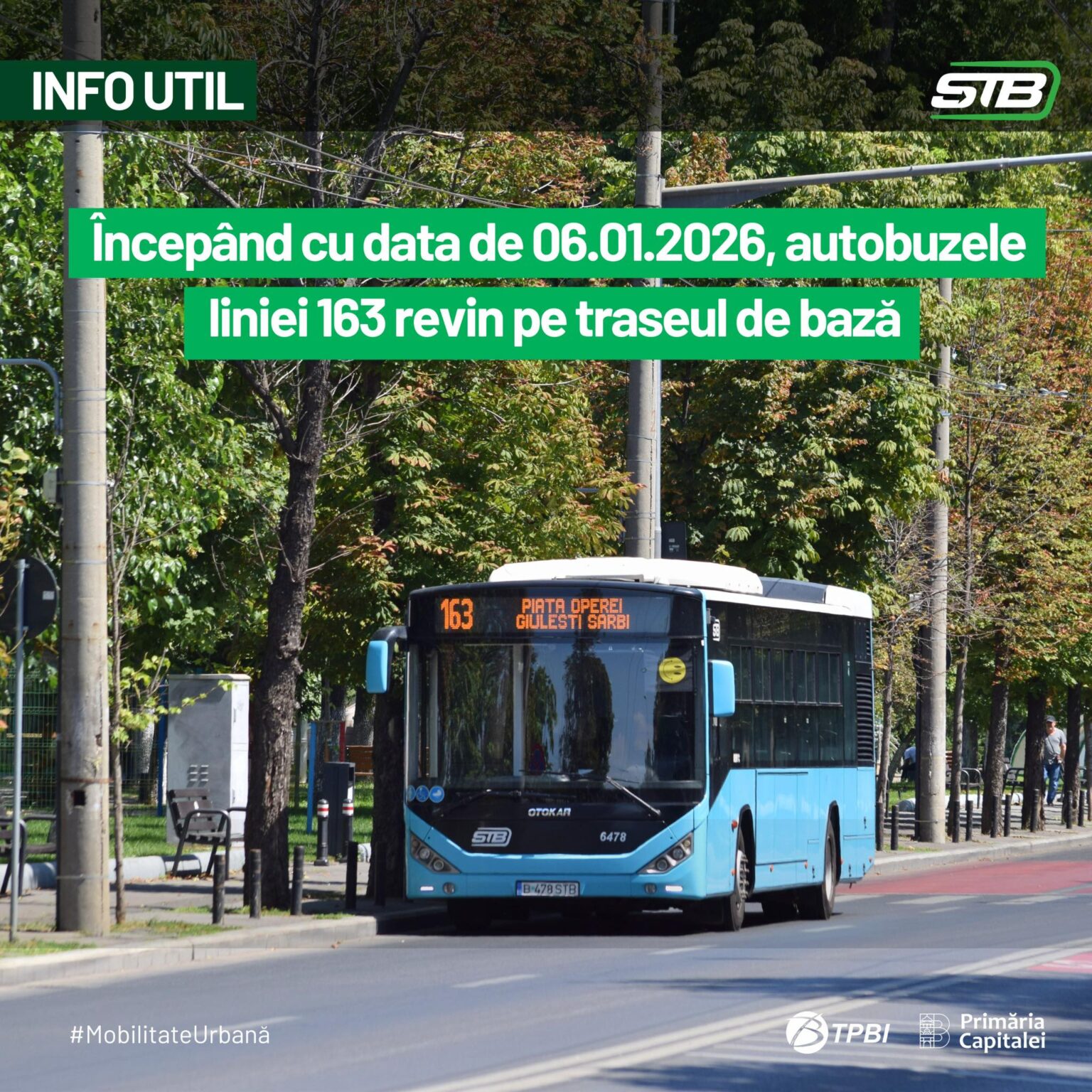autobuzele liniei 163 revin pe traseul de baza 695c97749e058