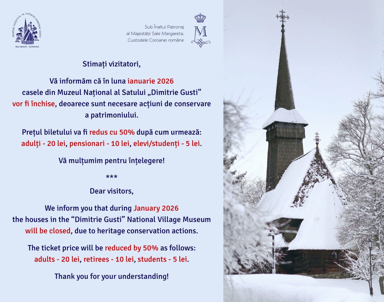 casele din muzeul national al satului dimitrie gusti inchise in luna ianuarie pentru lucrari de conservare 69676fcab97c1