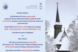 casele din muzeul national al satului dimitrie gusti inchise in luna ianuarie pentru lucrari de conservare 69676fcab97c1