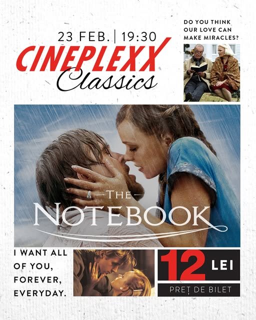 cineplexx classics readuce pe marele ecran the notebook filmul care a redefinit romantismul unei generatii 697a6ccf3b954