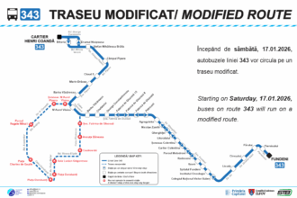 de sambata 17 ianuarie traseul liniei 343 va fi modificat 6968bd9e600ca