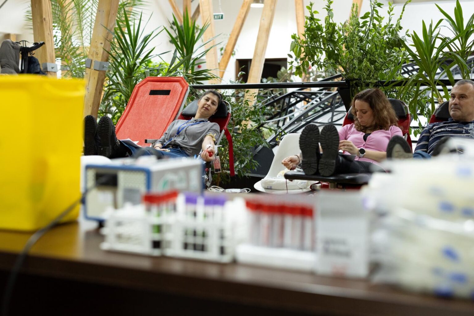 fapte bune la sediul primariei capitalei peste 50 de bucuresteni au donat sange 69721960d39c9