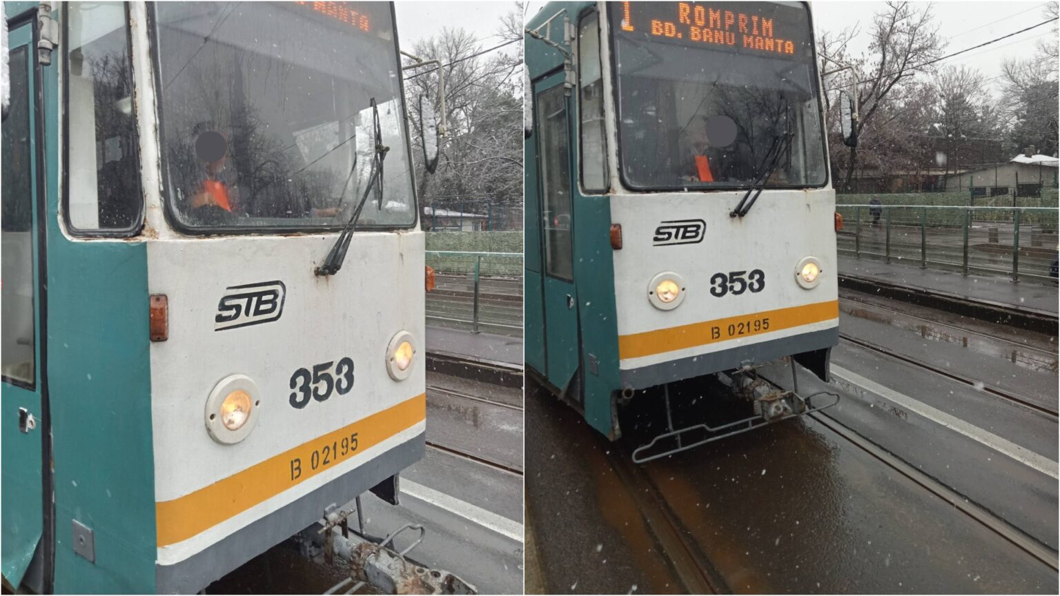 foto f09fa5b6 statia polul nord de pe linia 1 unde un bucurestean a asteptat aproape o ora sa vina tramvaiul 40 de minute am stat in frig 695f9b1e89287