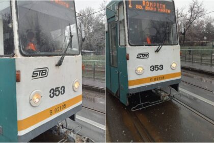 foto f09fa5b6 statia polul nord de pe linia 1 unde un bucurestean a asteptat aproape o ora sa vina tramvaiul 40 de minute am stat in frig 695f9b1e89287