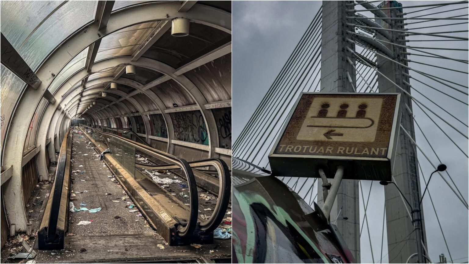 foto trotuarul rulant dintre gara basarab si gara de nord furat bucata cu bucata imaginea dezolanta a dezmembrarii dupa 10 ani de abandon 695d0507a0bcd