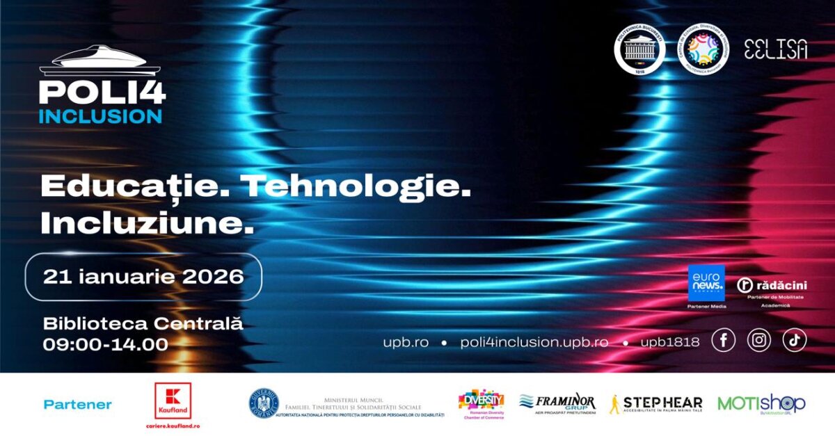incluziunea ca prioritate nationala tema evenimentului poli4inclusion organizat miercuri de politehnica bucuresti 696f985199555
