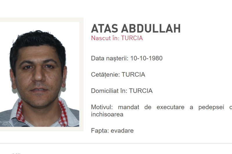 mandat european de arestare emis pe numele cetateanului turc evadat 6977b836a86f7