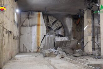 metrorex scutul de forare sfanta maria a strapuns peretele viitoarei statii gara baneasa 69707a35b3e2b