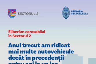 peste 1 000 de autovehicule ridicate in 2025 pentru eliberarea domeniului public din sectorul 2 69773e355c659