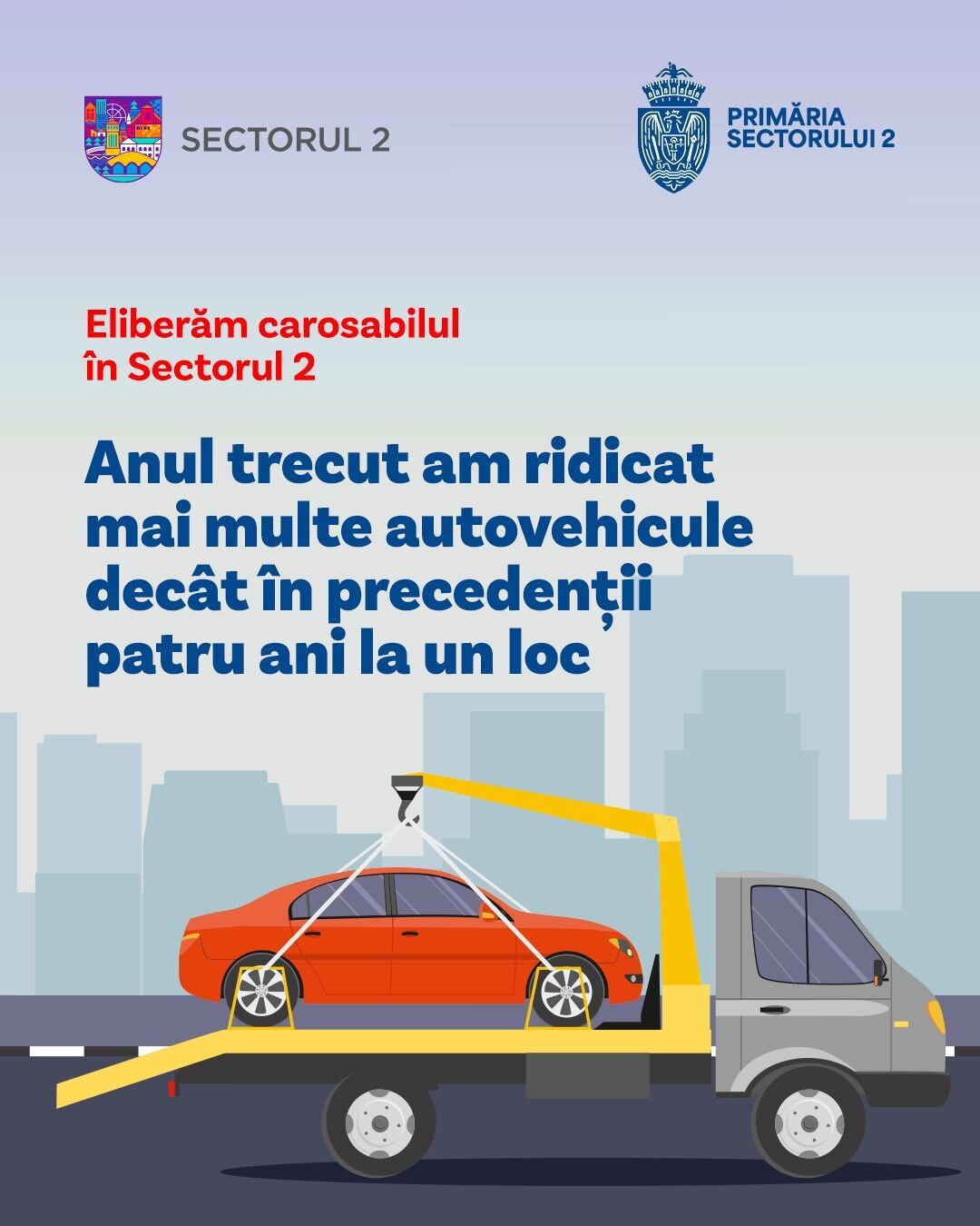 peste 1 000 de autovehicule ridicate in 2025 pentru eliberarea domeniului public din sectorul 2 69773e355c659