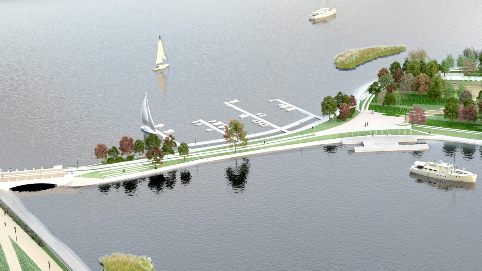 sector 6 podul de acces pe insula lacul morii va intra intr un amplu proces de consolidare si reabilitare 697c9a9043f52