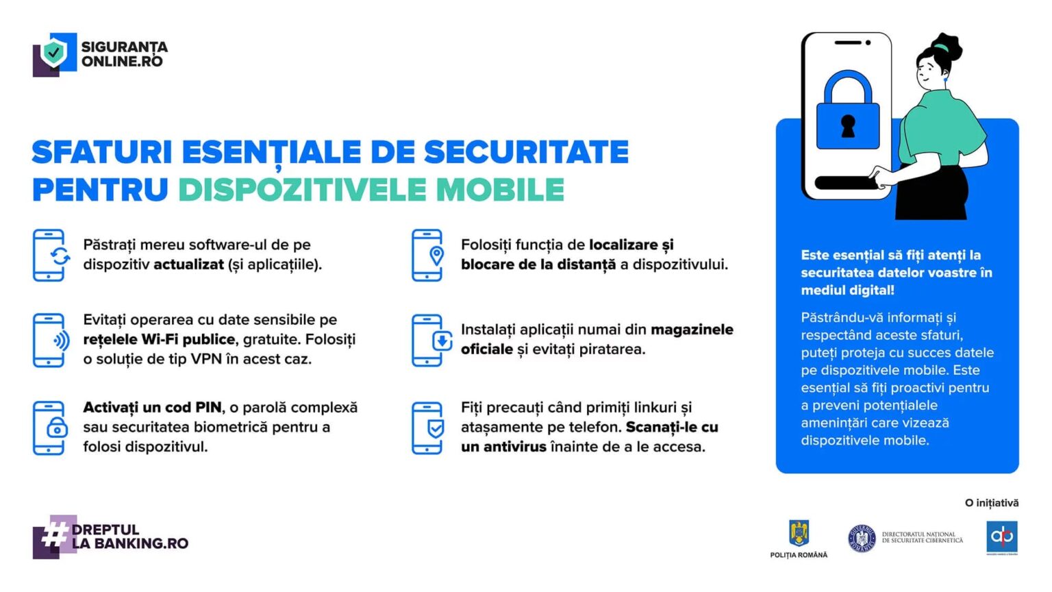 sfaturi privind dispozitivele mobile mai e esential sa fiti atenti la securitatea datelor voastre in mediul digital 696513071b3a2