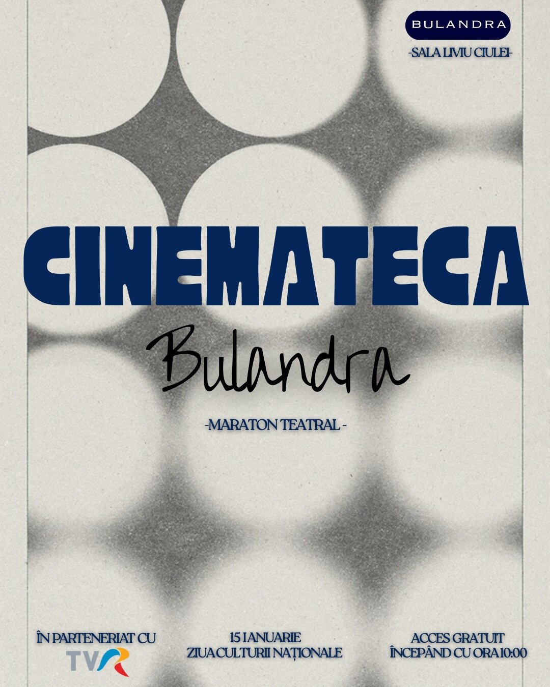 ziua culturii nationale la teatrul bulandra maraton de proiectii ale unor spectacole de referinta 69676db5008d8