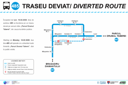 linia 485 deviata de luni pe sensul spre parcul drumul taberei din cauza lucrarilor din bragadiru 698f073153f97