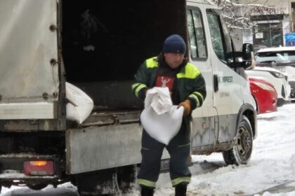 ninsori si viscol in capitala centrele de distribuire gratuita a sarii din sectorul 1 deschise 6994aaef5927f