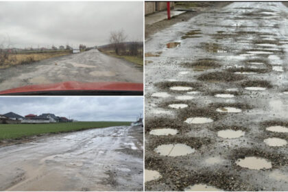 video e plin de gropi dezastru pe sosele dupa ploi si ninsori orasul in care 50 de strazi sunt astazi adevarate capcane pentru soferi 69842ef53fa21