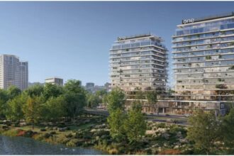 alte doua noi blocuri se construiesc in floreasca pe barbu vacarescu e un proiect al one united properties in valoare de 135 de milioane de euro 69ba68ad10da9