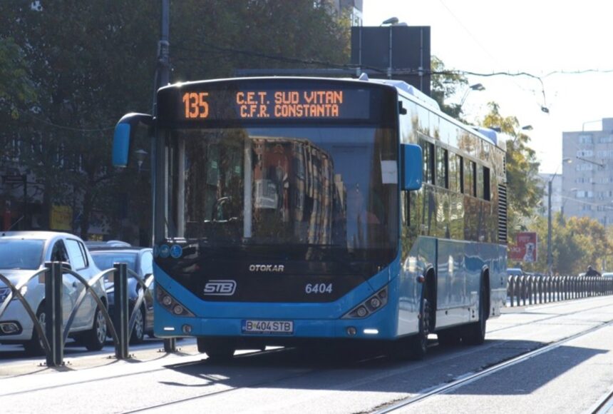 autobuzele 135 opresc in statii la trotuar pe un tronson de pe soseaua mihai bravu stb anunta lucrari de asfaltare pe sinele de tramvai 69bd27d57df7e