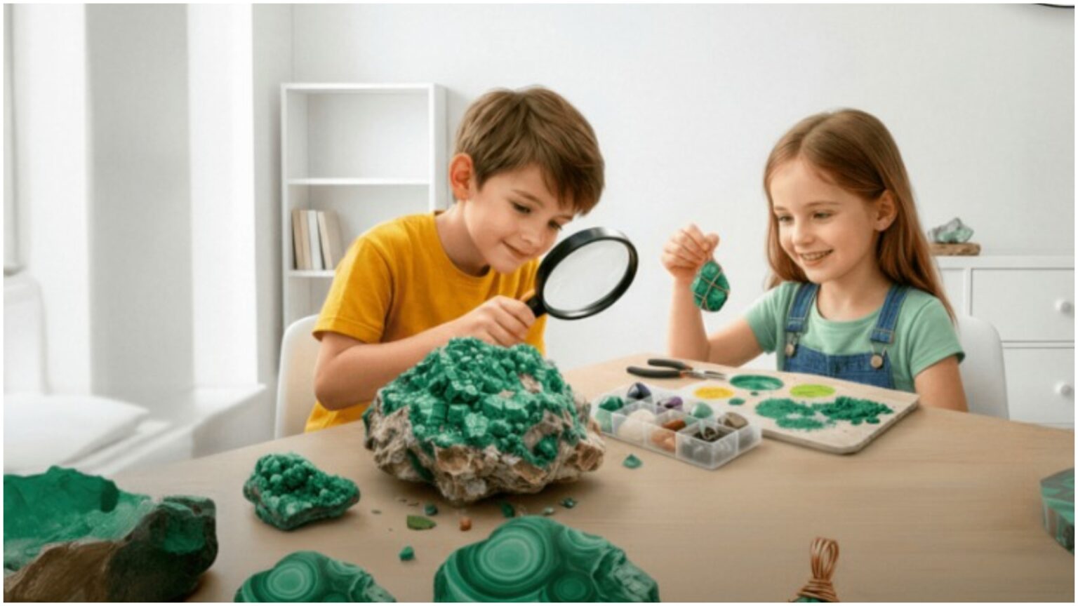 de la microscop pana in pandantiv f09f928e muzeul antipa organizeaza un atelier de science craft pentru copii care vor descoperi malachitul 69aac11973954