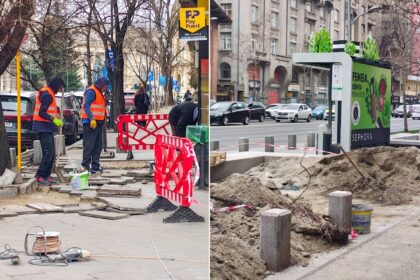foto a inceput repararea trotuarelor de pe bd magheru pmb promite ca cel mai tranzitat bulevard de catre turisti va fi readus la viata 69bfd9e764f47