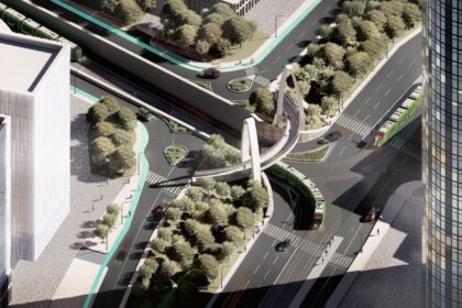 foto cum va arata bd dimitrie pompeiu dupa transformare tramvai pana la barbu vacarescu si o pasarela pietonala cu aer sf dar mai sf e cand va fi gata 69ba84d9418f1