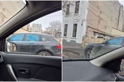 foto metamorfoza unei masini de pe calea dudesti un artist vopsitor cu spray a transformat autoturismul intr o dubioasa lucrare 69c12a6b2c711