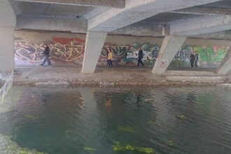 foto piatra cubica de sub podul parcului ior o ia la vale bucurestenii ii cer primarului negoita sa intervina de urgenta 69ad46700f739