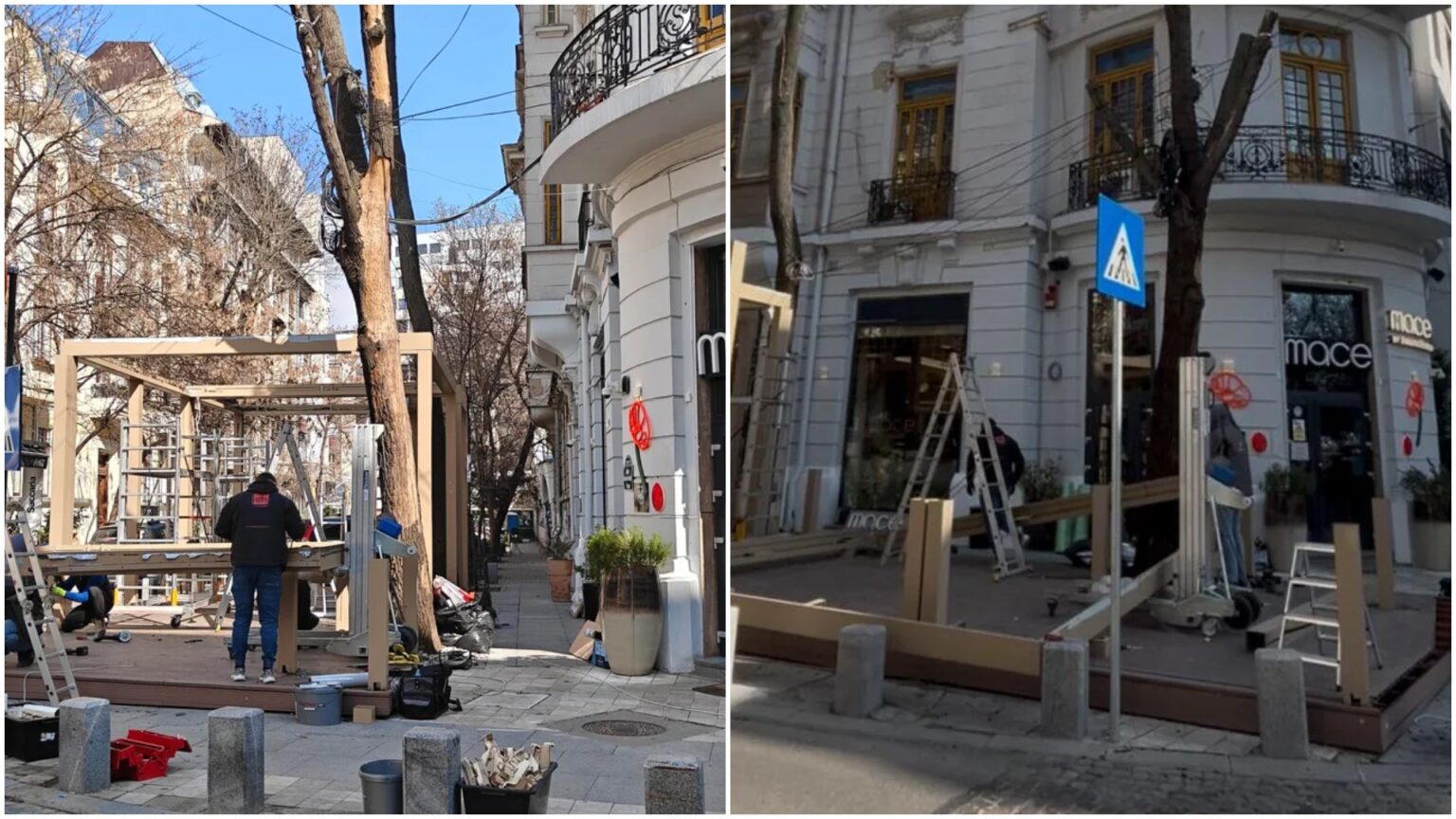foto terasa restaurantului mace este demontata temporar joseph hadad a facut declaratii despre controversele aparute despre legalitatea amplasarii ei 69b69e6157787