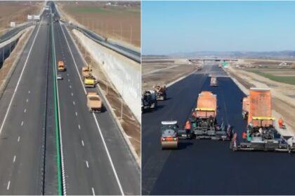 video am putea circula de la bucuresti la bacau pe autostrada pana la finalul verii se toarna asfaltul pe ultimii kilometri ai lotului 2 al autostrazii moldovei a7 69b15ab68d66d