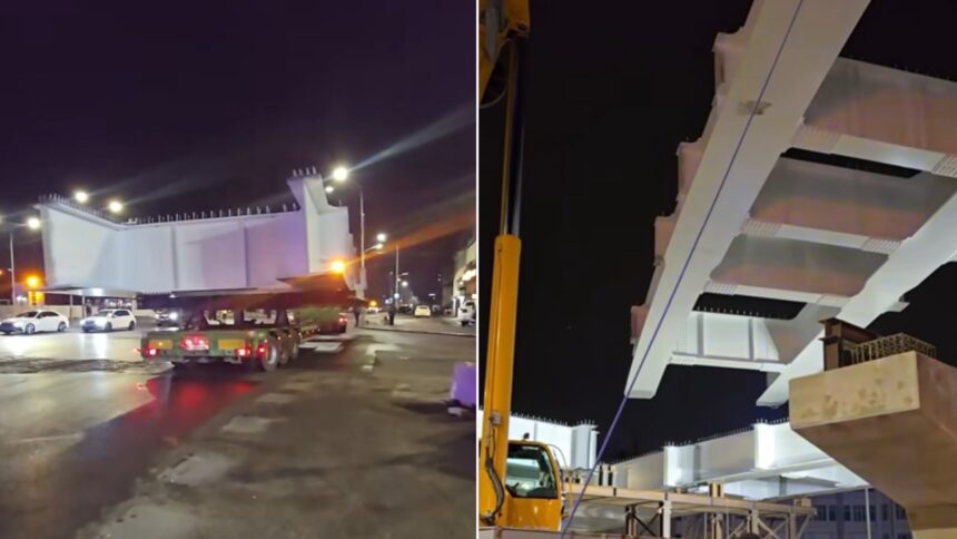 video tablierul metalic de la pasajul aparatorii patriei a fost montat si dinspre turnu magurele cand ar putea incepe constructorul faza finala a proiectului 69bfbcc1b1e4f