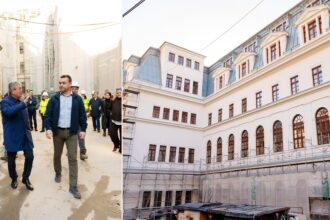 video ciucu vizita pe santierul palatului universitatii din bucuresti unde lucrarile sunt aproape gata la facultatea de istorie cum arata acum salile de clasa 69d3ba4628d21