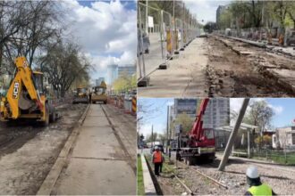 video noi imagini de pe santierul pentru modernizarea sinelor de tramvai de pe pompeiu petricani lacul tei reinvierii si turmelor muncitorii sunt la treaba pe lotul 6 69de1d5057b5b