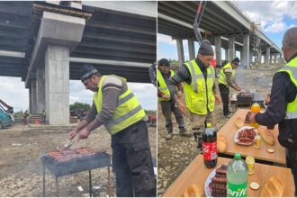 foto nu lipseste gratarul de 1 mai nici de pe lotul 1 nord al autostrazii bucurestiului berea se bea dupa program nu in santier spune scriosteanu 69f4a2f6157e4