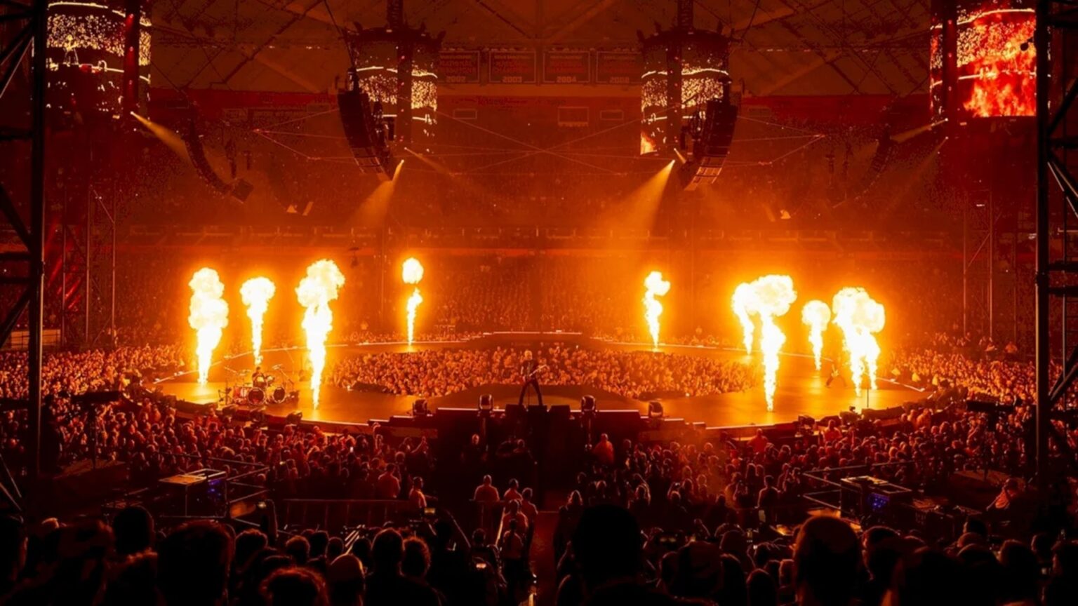foto ultimele pregatiri pentru concertul metallica de la bucuresti de pe arena nationala care sunt programul regulile de acces si cu ce obiecte nu poti intra 6a017dca8bff7