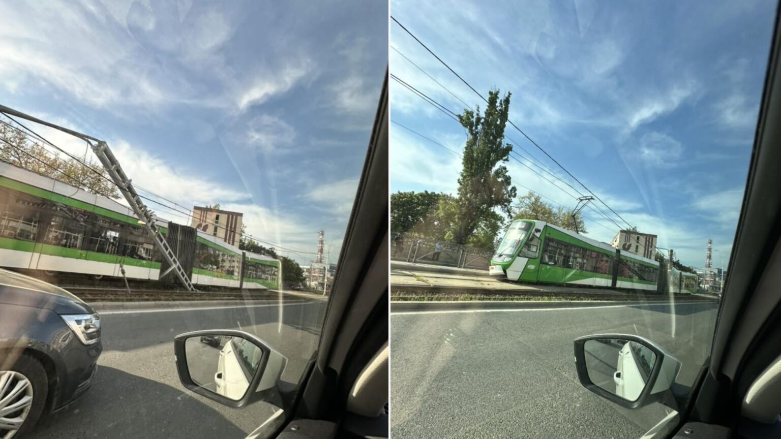 foto un tramvai imperio de pe linia 25 a deraiat pe valea cascadelor sase calatori au primit ingrijiri medicale stb a introdus pe traseu autobuze 625 update 69fcc44ed62b1
