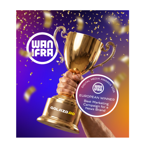 golazo ro premiat la wan ifra digital media awards europe pentru cea mai buna campanie de marketing a unui brand de stiri 69f9dea3ecd53